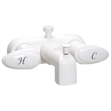 Valterra Phoenix Faucets by Valterra PF223261 Catalina Two-Handle 4" Tub/Shower Faucet - White PF223261